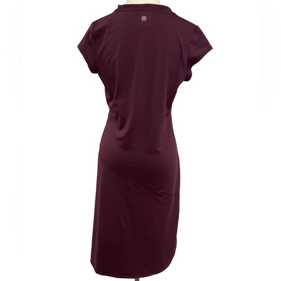 Athletica Nector faux Wrap Dress -Plum - Picture 4 of 7